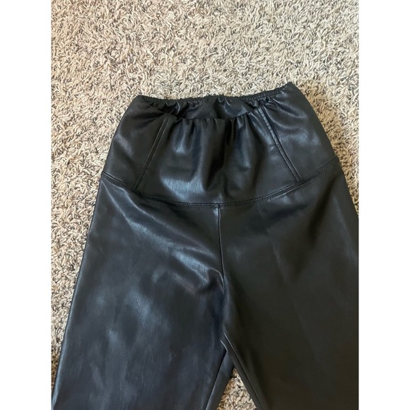 AllSaints Cora Faux Leather Leggings - US Size 4 - Picture 3 of 5